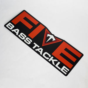 FIVE Bass Tackle Decals