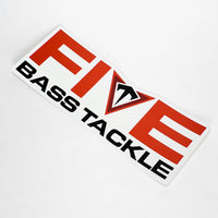 FIVE Bass Tackle Decals