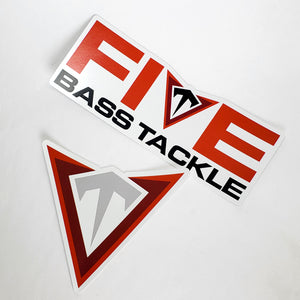 FIVE Bass Tackle Decals