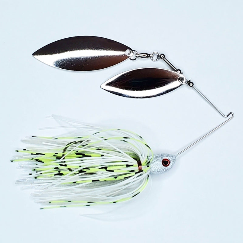 FIVE Bass Tackle DWT Spinnerbait in Chart Glimmer Shad