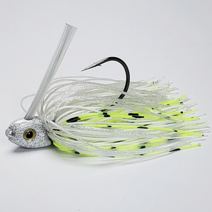 FIVE Bass Tackle Clean Sweep Swim Jig Fishing Lure in Chart Glimmer Shad